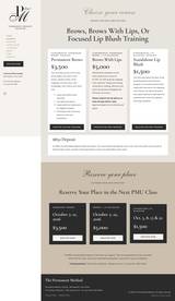 The Permanent Method Courses page