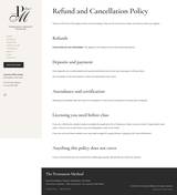 The Permanent Method Refunds page